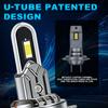 2 Stück H7 H4 LED-Scheinwerferlampen Canbus 30000LM 100W U-förmiges Kupferrohr Autolicht Turbo H11 9005 HB3 Scheinwerfer 6500K Weiß 12V Mit Lüfter