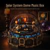Electric Rotating Solar System Music Box Lights DIY Kit - Science Education Toy Ornament for Living Room