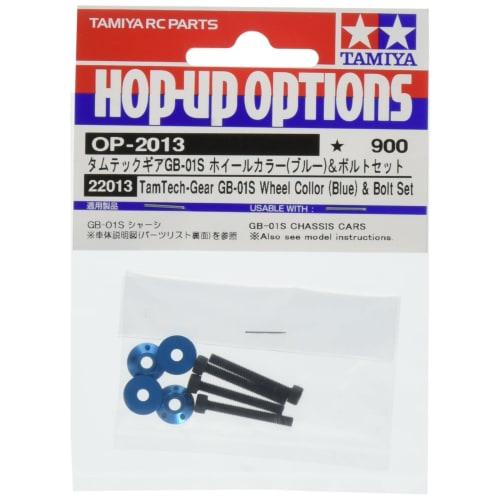 

Tamiya Hop Up Options No.2013 OP.2013 Tamtech Gear GB-01S Wheel Color Blue & Bolt Set 22013