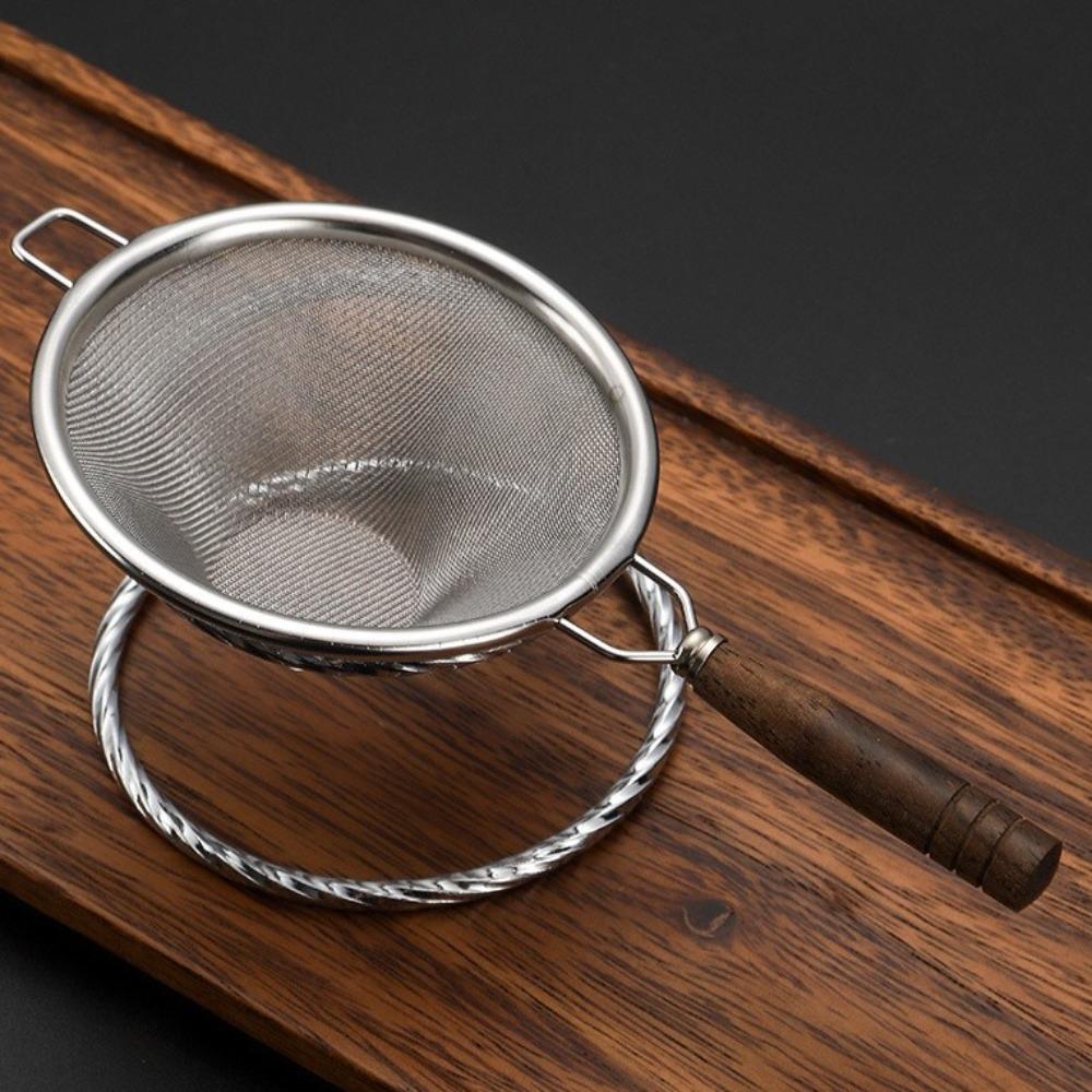 Stainless Steel Tea Strainer Very Fine Mesh Fine Mesh Strainer New Food Sifters for Kitchen