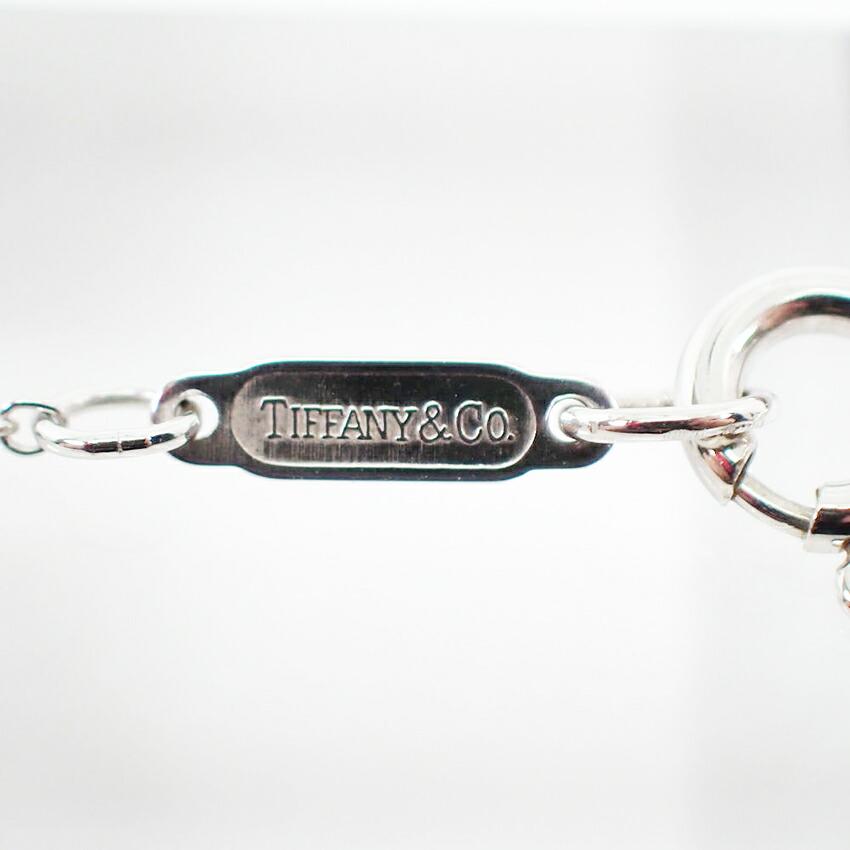 [Folosit] TIFFANY/Tiffany 925 Pandantiv/Colier Inimă Panglică [g349-58]