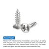 Uxcell Set of 3mm Electric Pickguard Screws for and TL Silver 25-Piece Guitar/Bass SQ, ST, Guitars,