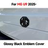 For MG U9 2025- Glossy Black Rear Emblem Cover Stick-on Adhesive Styling Part Decorative Trim Non-Destructive Part Q8