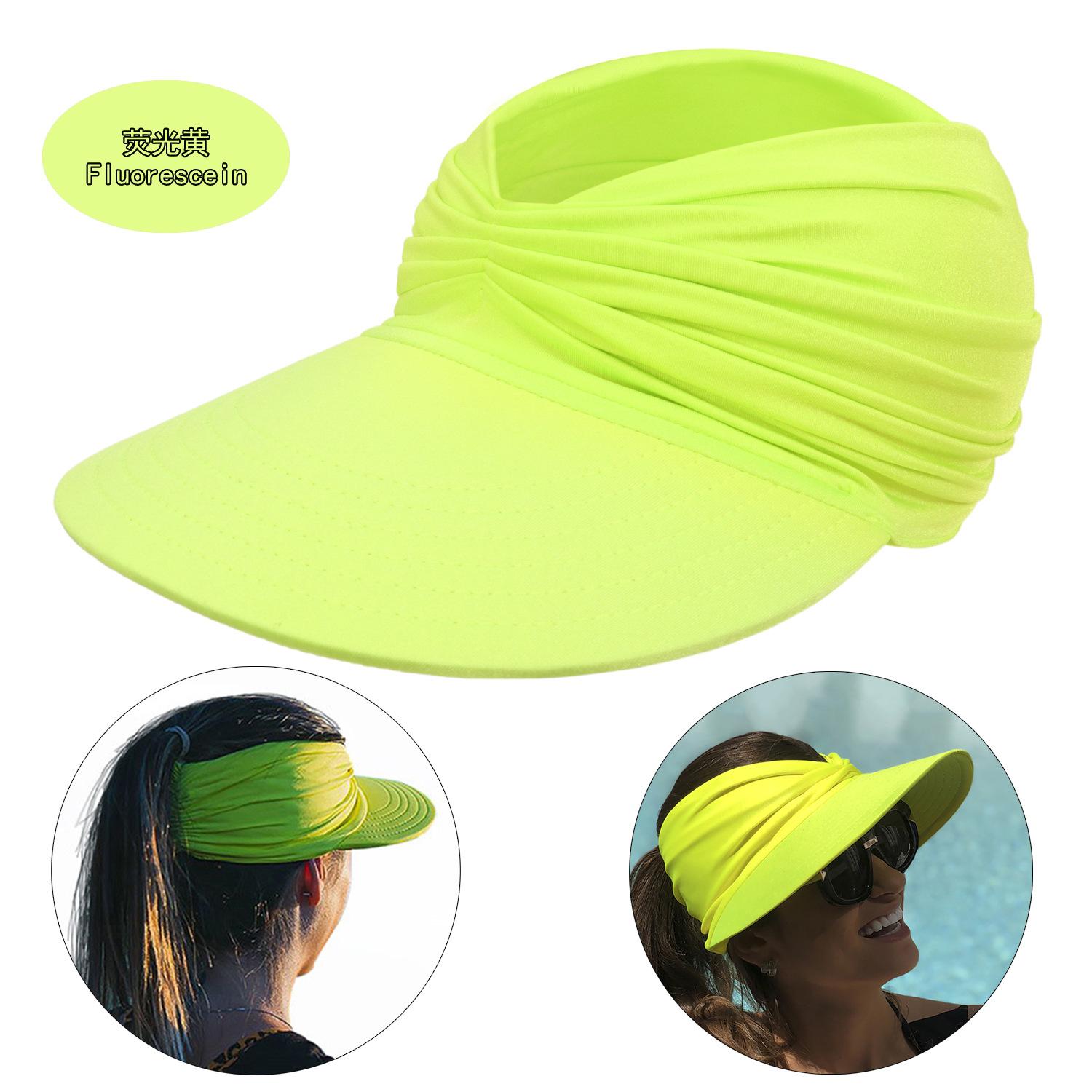 Frühling/Sommer Neuer Strand-Sonnenhut Leerer Hut Für Frauen Sonnenschutzhut Für Frauen Outdoor-Sport Hut One Size