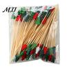 Natural Bamboo Appetizer Picks 100PCS Halloween Toothpicks, Cute Tree Shaped Disposable Skewers, Holiday Table Decorations Decorative Dessert Toppers