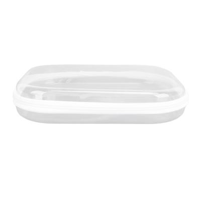Zippered Hard Pouch PVC Clear Hard Shell Zipper Case Travel Bag for Building Blocks Puzzles