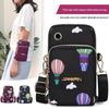 Multifunctional Outdoor Sports Running Arm Bag: Zipper Coin Purse & Crossbody Small Square Cell Phone Holder.