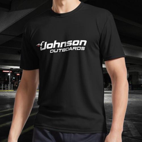 Retro Johnson Outboards Shirt Logo T-Shirt Funny Size Mode American T-shirt S разноцветный
