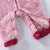 Toddler Baby Hooded Romper Plush Cartoon Animal Style Jumpsuit