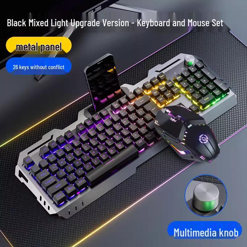 Maverick Mechanical Gaming Keyboard, Mouse, and Headset Set - Wired Esports Peripherals.