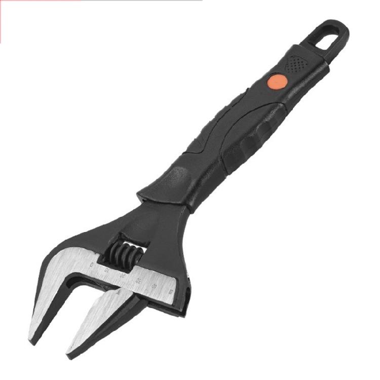 Wide Mouth Adjustable Wrench Wide Jaw, Comfortable Handle for Plumbing Projects