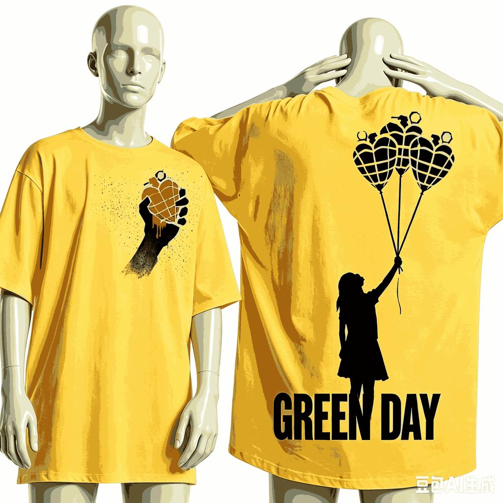Green Day Hayran Hediyesi Tişört Unisex Unisex Harajuku Oversize Unisex Kısa Kollu Sokak Giyimi Yüksek Kalite Çiftler Rahat Yumuşak