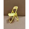 Creative Small Chair Mobile Phone Desktop Bracket, Macaron Stool Foldable Mobile Phone Chair Bracket