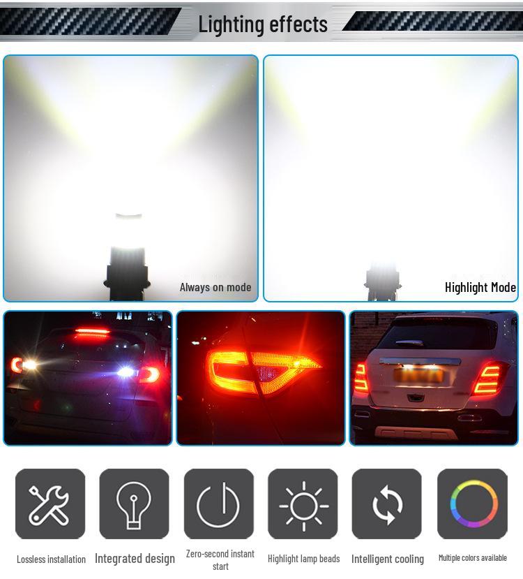 Hot-Selling 3157 LED Car Turn Signal, Brake, and Reversing Light with 54 SMDs, 3014/3030, Wide Voltage, Constant Current