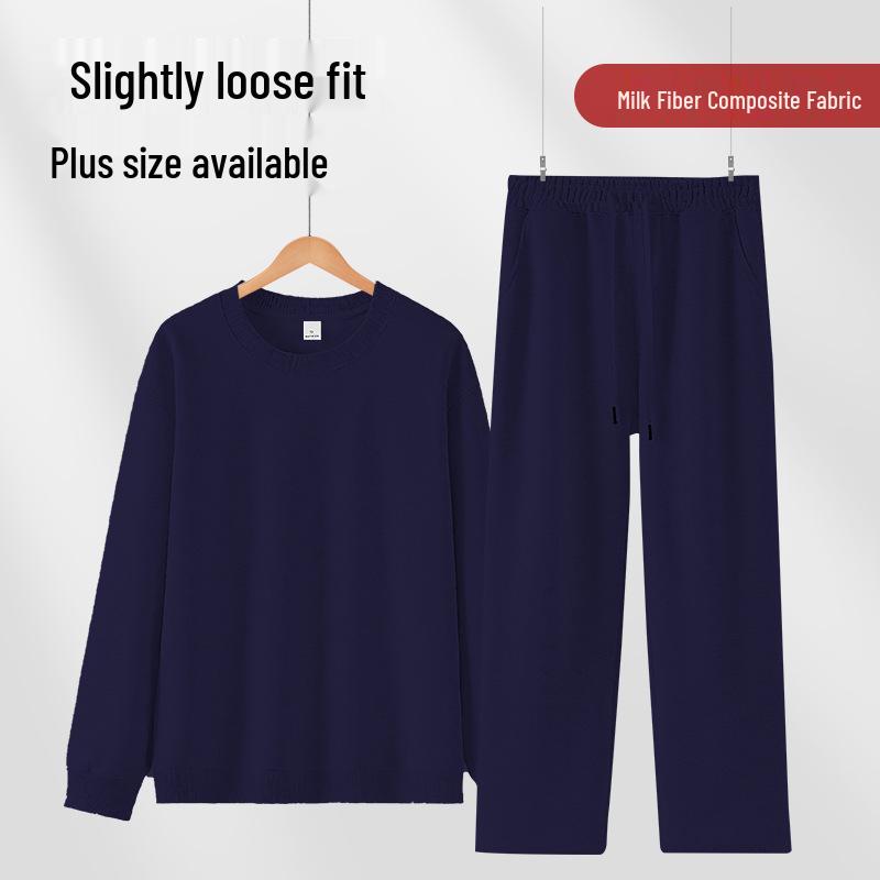 2025 Japan Korea Autumn Winter Women's Sweatshirt and Sweatpants Set with Round Neck, Cultural Shirt, and Thin Hooded Jacket
