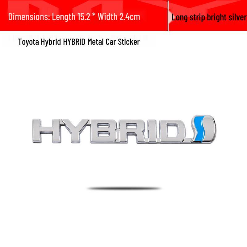 3D Stereo Rear Emblem Sticker for Toyota Camry Hybrid