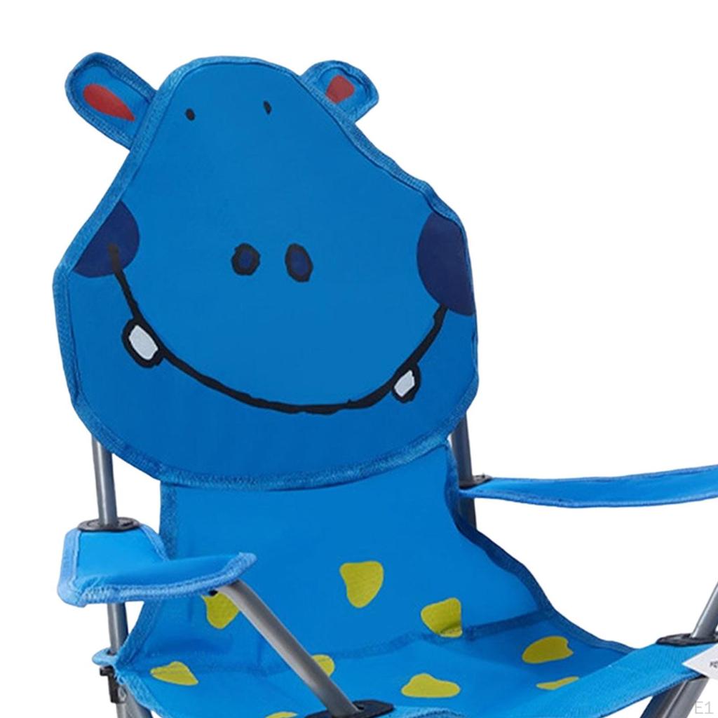 Kinder Klapp-Campingstuhl Strand Leichtes Oxford-Matte Faltbare Camp-Rasenstühle