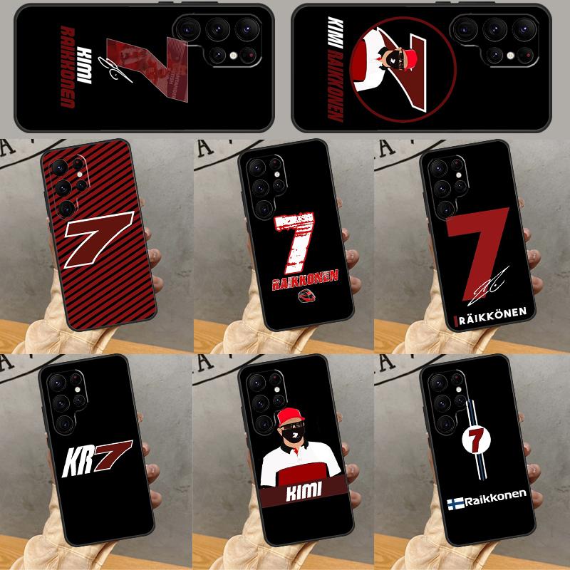 Kimi Raikkonen Phone Case For Samsung Galaxy S25 Ultra S23 S22 S21 Ultra S9 S10 S20 Plus S24 FE Funda Cover