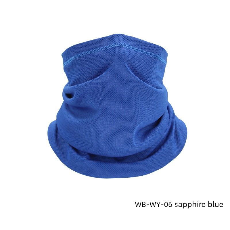

Mesh Sun Protection Scarf Scarf Outdoor Quick-Drying Breathable Cycling Polyester Scarf Face Mask Sun Protection Face Care Cycling Headscarf WB-WY-06 sapphire blue One size