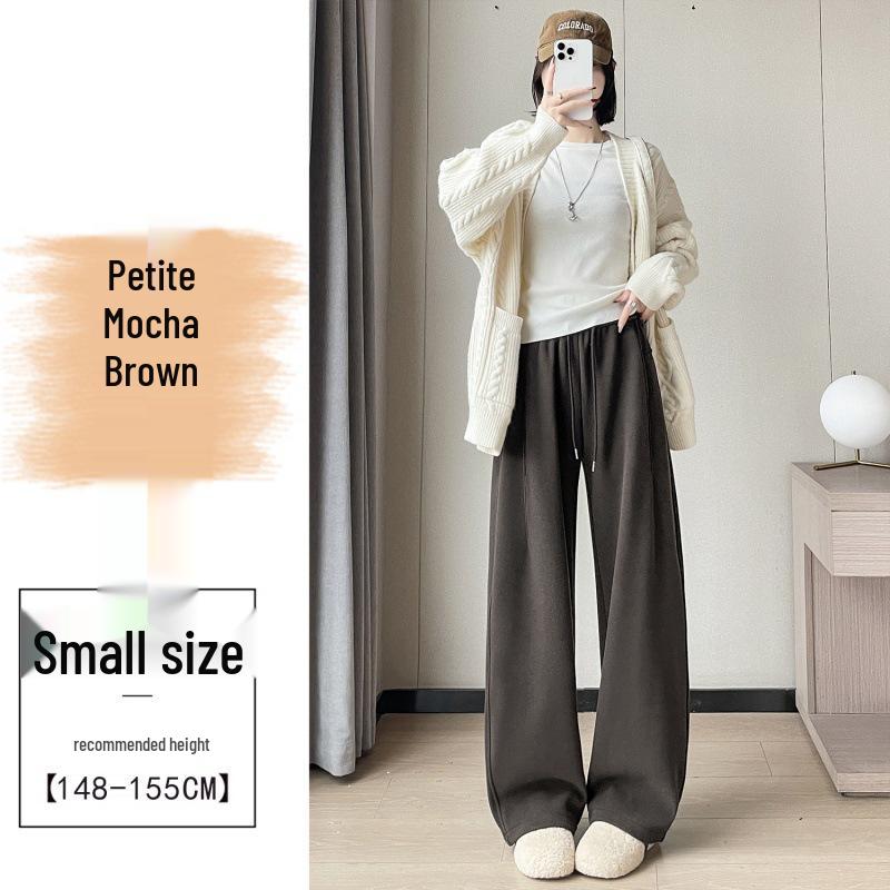 Fluffy Thickened Banana Wide-Leg Sweatpants, Unisex Autumn/Winter 2025, Versatile High-Waisted Style, Popular Hot Seller
