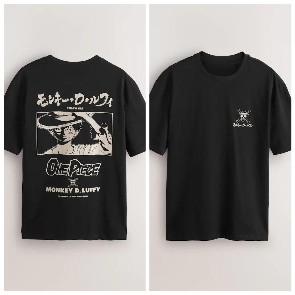 

2026 Summer ONE PIECE Retro Cosplay Tshirt Unisexs Oversize Casual Cotton Printed Shortsleeved Unisex Childrens Sports Shirt S