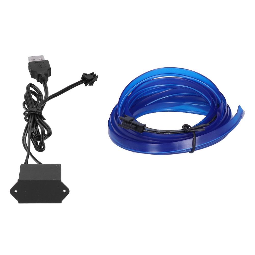 Blue Car Ambient Light 3 Meters Car LED Light Strip Easy Install Light Strip Interior Decoration