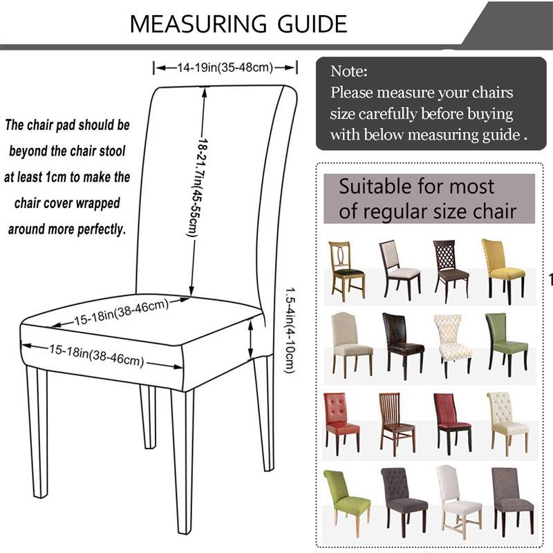 Leaf Jacquard Elastic Chair Cover - Thickened, Dustproof, High-End Dining Chair Protection.