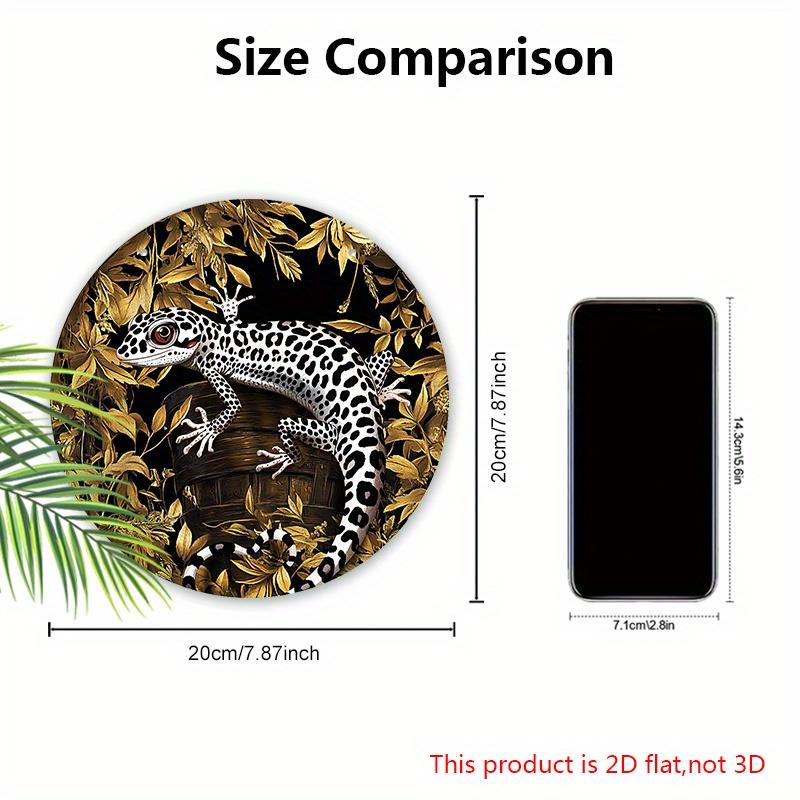 Vintage Gecko Design Wooden Sign for Garden Decor - Unique Decorative Plaque for Home, Tavern, Yard, Porch Decor