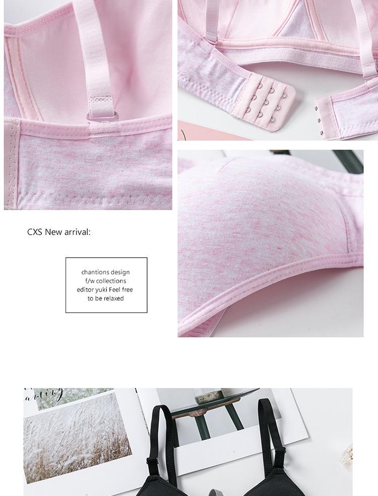 Junior Girls' Cotton Training Bra - No Underwire, Lightweight, Comfortable Fit