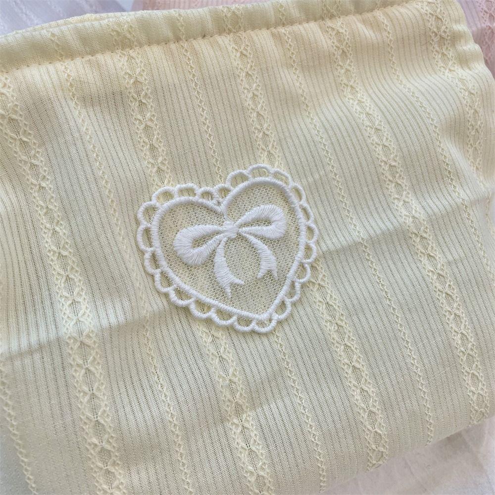 Fashion Candy Color Makeup Bag Bowknot Multifunctional Cosmetic Pouch Large Capacity Stationery Bag Travel