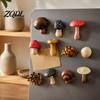 Resin Memo Holder 3D Mushroom Refrigerator Magnet, Fake Decorative Magnets Photo Notes for Whiteboard Cabinet Kitchen Magnet Decor
