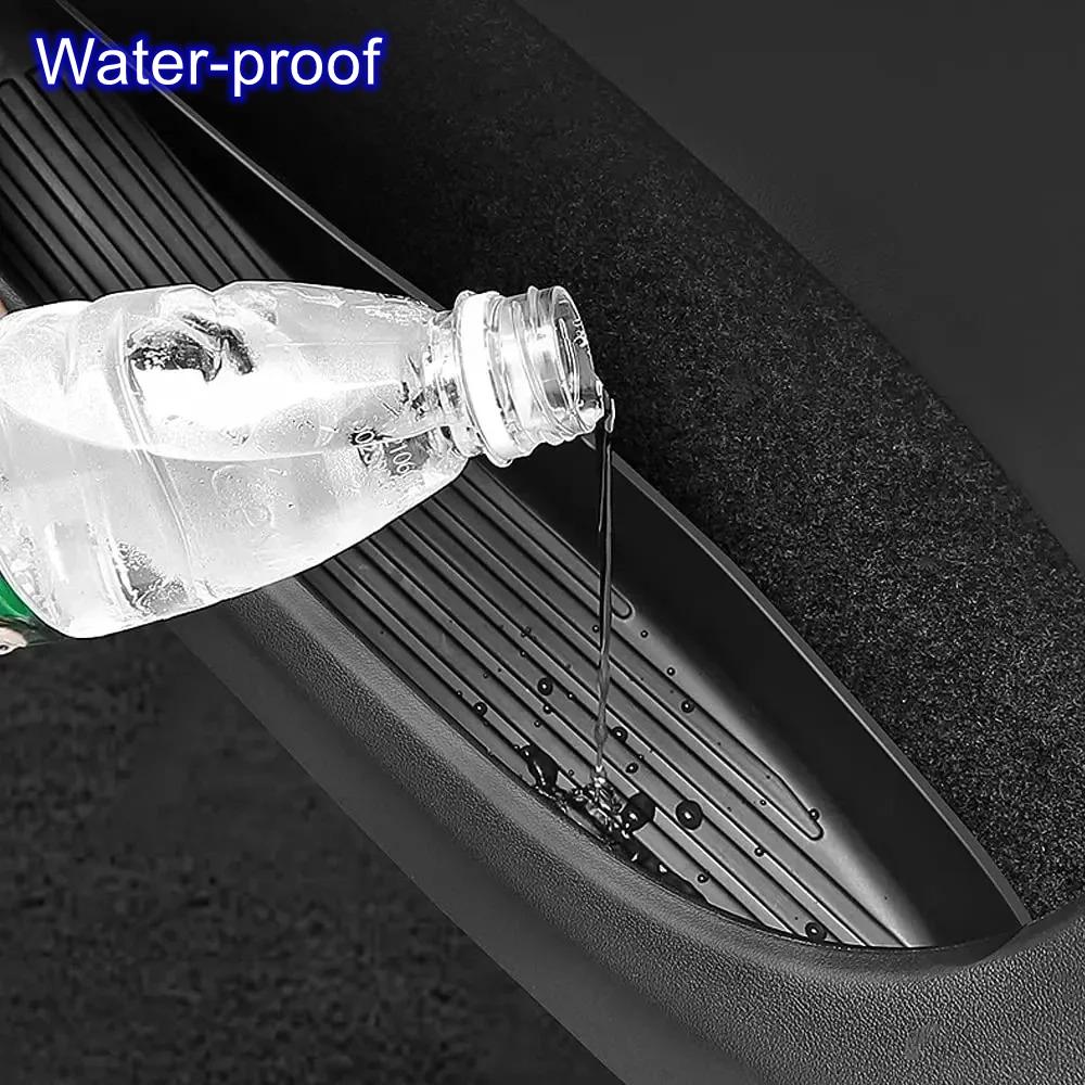 For Tesla Model Y Juniper 2025 Launch Model 3 Highland 2024 Door Side Storage Box Front Rear Door Organizer Tray Car Accessories