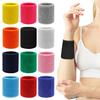 Terry Cloth Wrist Sweatband Breathable Women Athletic Wrist Band Men Absorbent Sports Running Football Volleyball