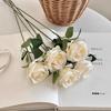 Realistic Single Rose Artificial Flower for Vase Decor