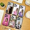 Ariana Grande Phone Case For iPhone 17,16,15,14,13,12,11 Plus,Pro Max,XS,Soft Silicone Black Cover