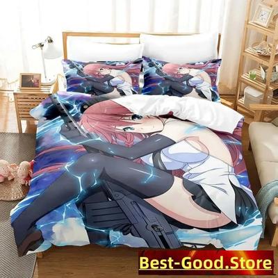 Impresión 3D Anime Lilith Asami Trinity Seven Juego de Cama Individual Twin Completo Queen King Size Juego de Cama Adulto Niño Dormitorio Juegos de Funda Nórdica