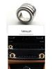 Baoma 5, 6, 7 Series Center Console Audio Knob Diamond Ring Decoration in Gold
