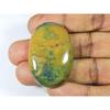 79Cts. Natural Affrican Bloodstone Oval Cabochon Loose Gemstone 28X43X08 MM SK-1820