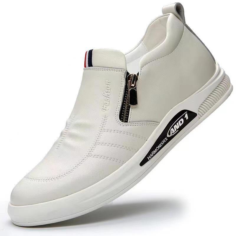 Stylish Winter Business Casual Leather Shoes for Middle-Aged Men