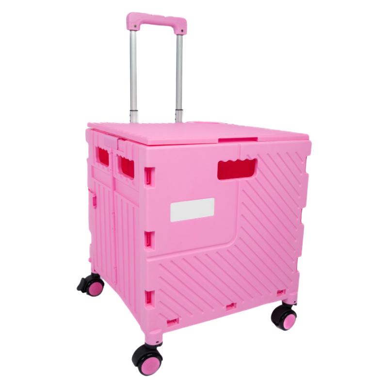 Foldable Wheeled Storage Trolley for Outdoor Camping & Comic Exhibitions