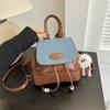 This Year, It Is Popular, Fashionable, Retro Commuter Texture Backpack, New Trendy and Versatile Korean Version Casual Shoulder Bag.