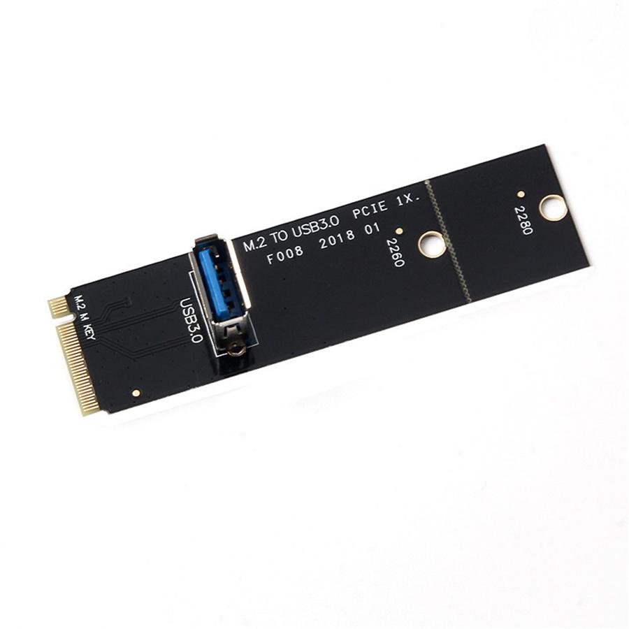 4pcs NGFF M.2 To USB 3.0 Converter PCI-E Riser Card Adapter For Mining Machine