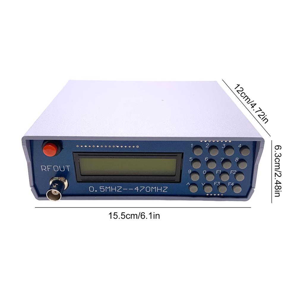 0.5MHz-470MHz RF Signal Generator with CTCSS Function Frequency Signal Source Signal Generator for FM Radio Walkie-Talkie Debug