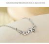 925 Sterling Silver Letter Pendant Necklace - Women's Simple Lock Clavicle Chain Fashion Choker