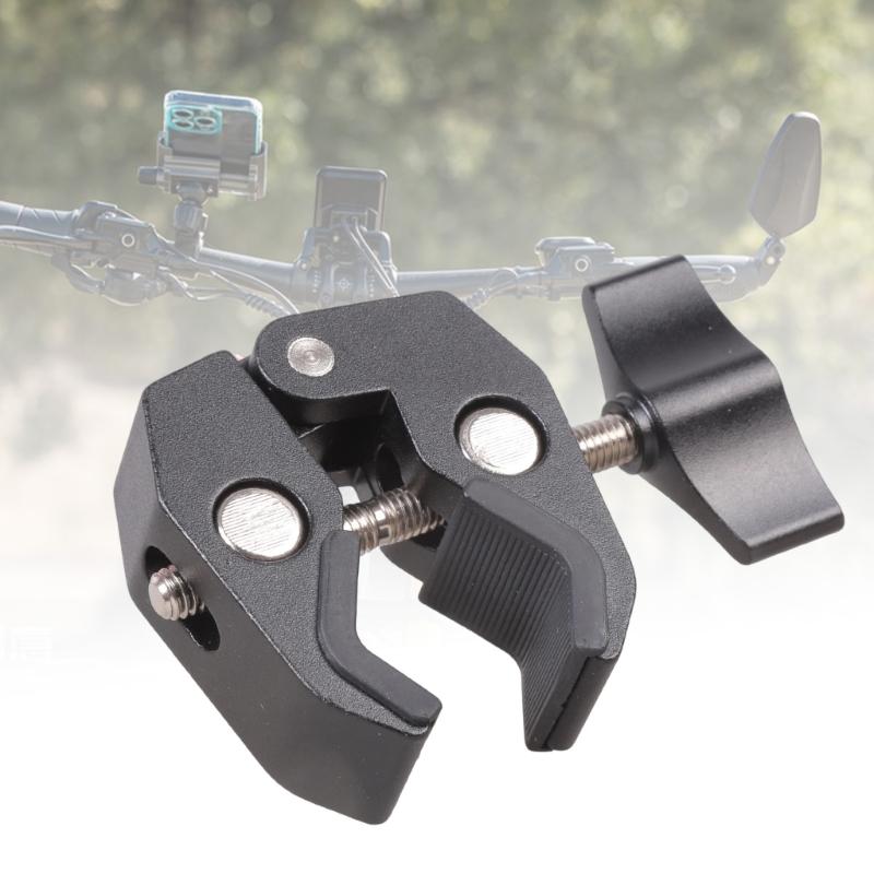 Heavy Duty Multifunctional Super Crabbing Clamp 1/4inch 3/8inch Screw Thread Adapter for Camera Photography Light