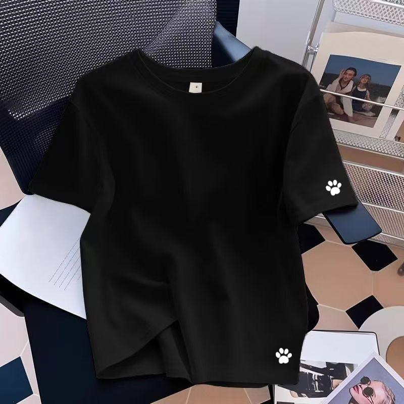 Summer Best Seller Womens T-shirts Cotton Casual Short Sleeve Outdoor Sports Jogging Woman Clothes Fashion Tees Tops