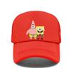 Fashion Cute SpongeBobs Print Baseball Cap Cartoon Men Women Summer Sun Mesh Hat Anime Adjustbale Sunshade Golf Cap Trucker Hat