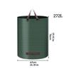 Yard Waste Bag Foldable Double Handles Reinforced Leaves Collection Bag Reusable for Garage Beach Backyard Park Playground