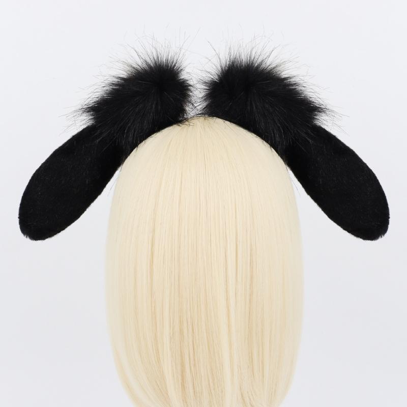 Plush Ears Hairband With Adjustable Wing Soft Plush Headbands For Costume Parties Kids
