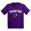 Hunter College Arch Logo Youth T-Shirt - Purple